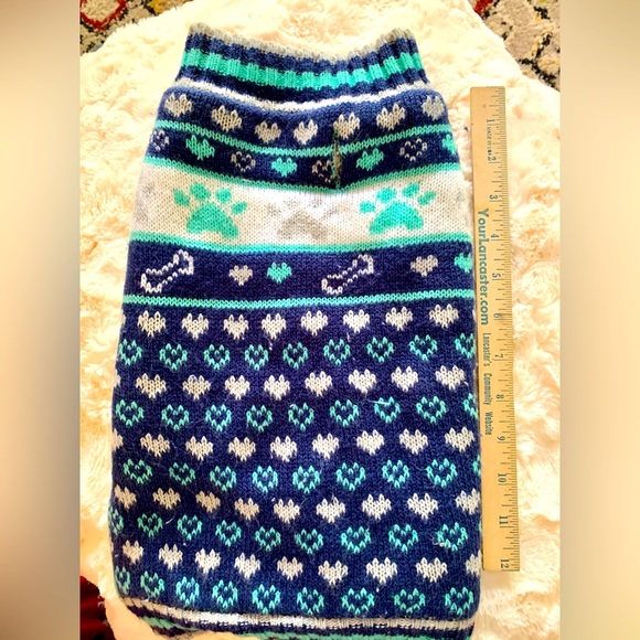 Fleece lined winter dog sweater - Picture 1 of 2